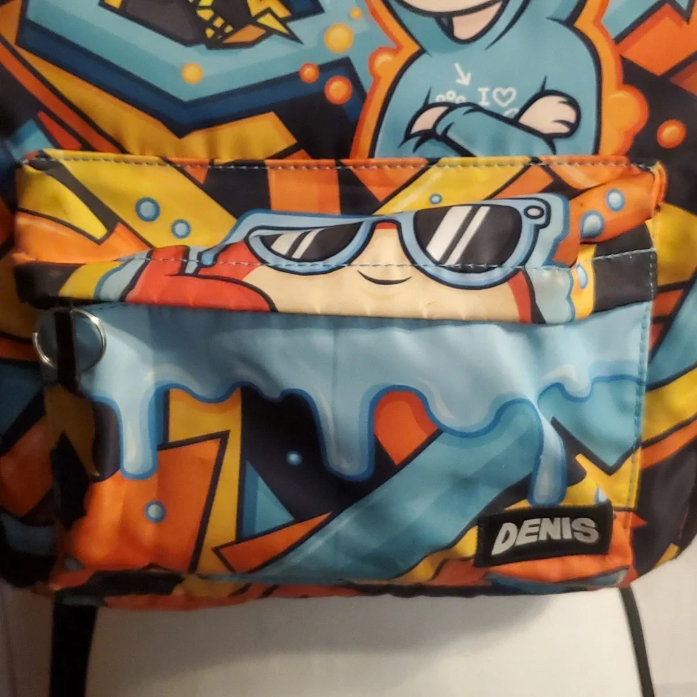 Colorful Graphic Backpack - Picture 5 of 14